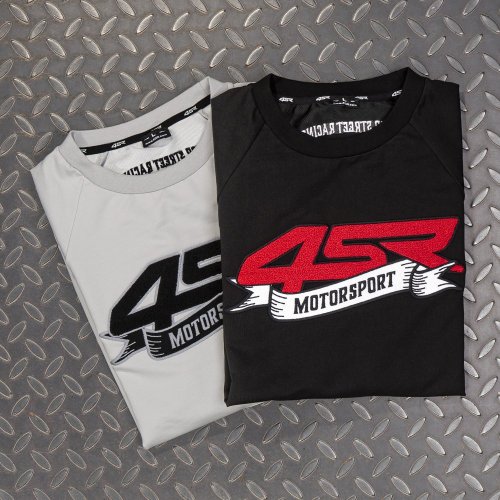 4SR Mikina Motorsport Flag Black - Velikost: XL