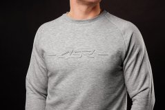 4SR Mikina Logo EMB Grey