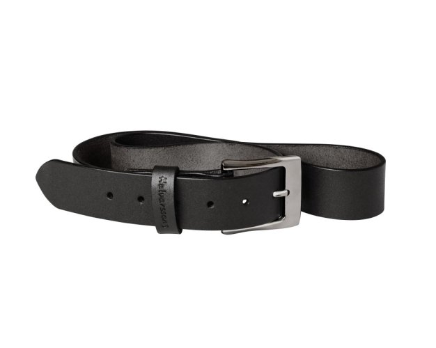 Halvarssons Leather belt black - Velikost: L