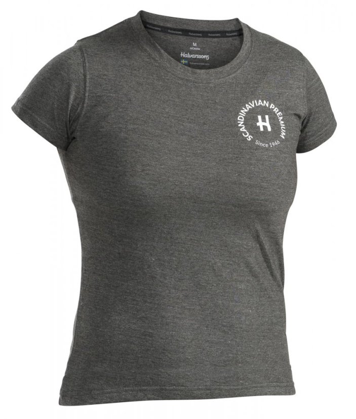 Halvarssons T-shirt H Tee Woman Graphite Halvarssons T-shirt H Tee Woman Graphite