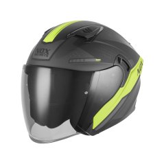 NOX N130 EKTO, Černá matná, žlutá Fluo