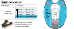 CHEEK PAD 43mm (NXR2)