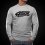 4SR Mikina Motorsport Flag grey - Velikost: S