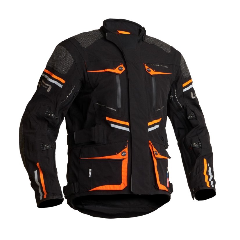 Lindstrands Sunne black/orange vel.50