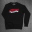 4SR Mikina Motorsport Flag Black - Velikost: XL