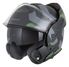 Cassida MultiFlip Korp černá matná/zelená