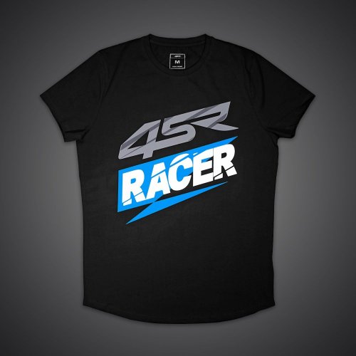 4SR Tričko Racer Black