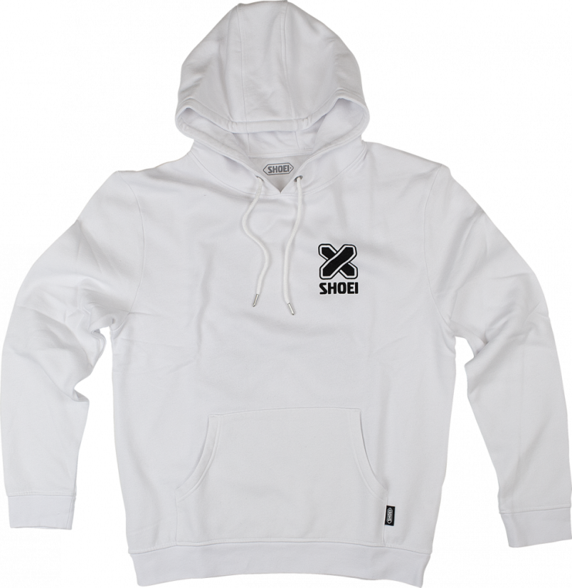 Hoody Logo X white - Velikost: S