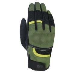 OXFORD rukavice Brisbane Air - zelené/černé/žluté fluo - vel. XL