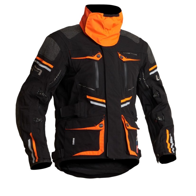 Lindstrands Sunne black/orange vel.50