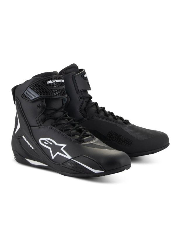 Alpinestars boty Faster-4 černá/bílá - Velikost: 40