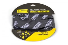 Lindstrands neck warmer Neck tube L Black/grey
