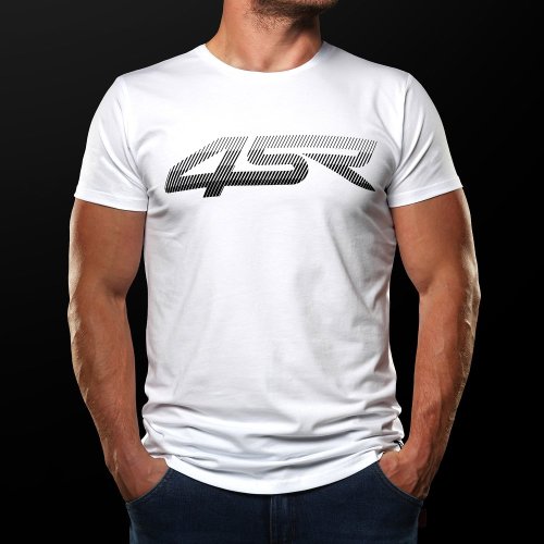 4SR Tričko Lines White - Velikost: XXL