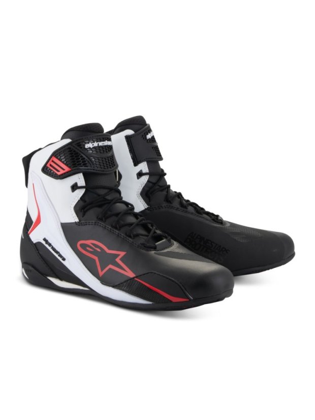 Alpinestars boty Faster-4 Black/Red - Velikost: 43