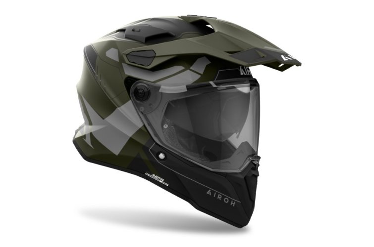 Airoh Commander 2 Reveal Military zelená - Velikost: L