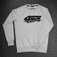 4SR Mikina Motorsport Flag grey - Velikost: M