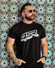 4SR Tričko Logo Black