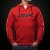 4SR Mikina Logo Zip Red