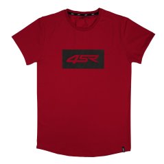 4SR Tričko Logo Carbon Red