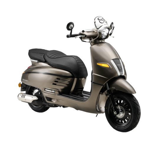 Peugeot Django 125i Cafe Racer - Lichen Grey