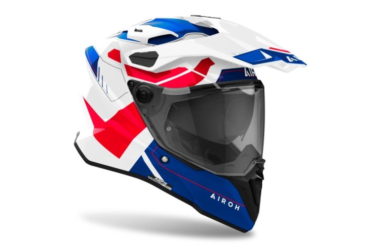 Airoh Commander 2 Reveal Blue/Red - Velikost: XL