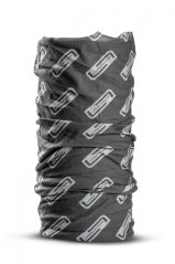 Lindstrands neck warmer Neck tube L Black/grey