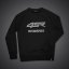 4SR Mikina Motorsport Black