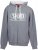 Zip Hoody grey