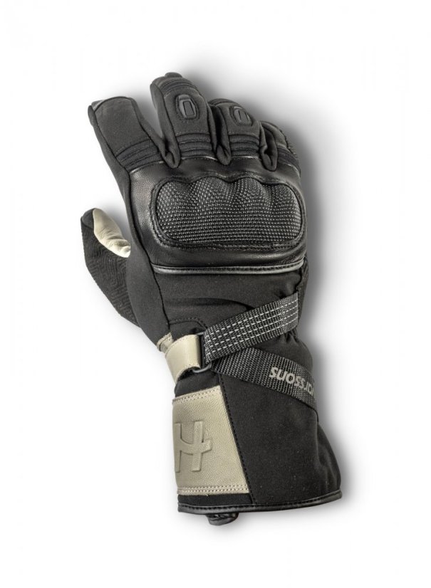 Halvarssons Glove Tihola Black/Grey - Velikost: 7
