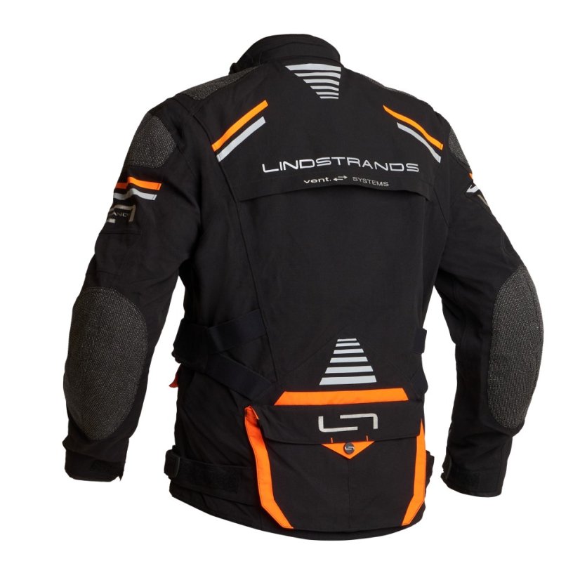 Lindstrands Sunne black/orange vel.50