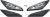 UPPER AIR INTAKE MATT BLACK (NXR2)
