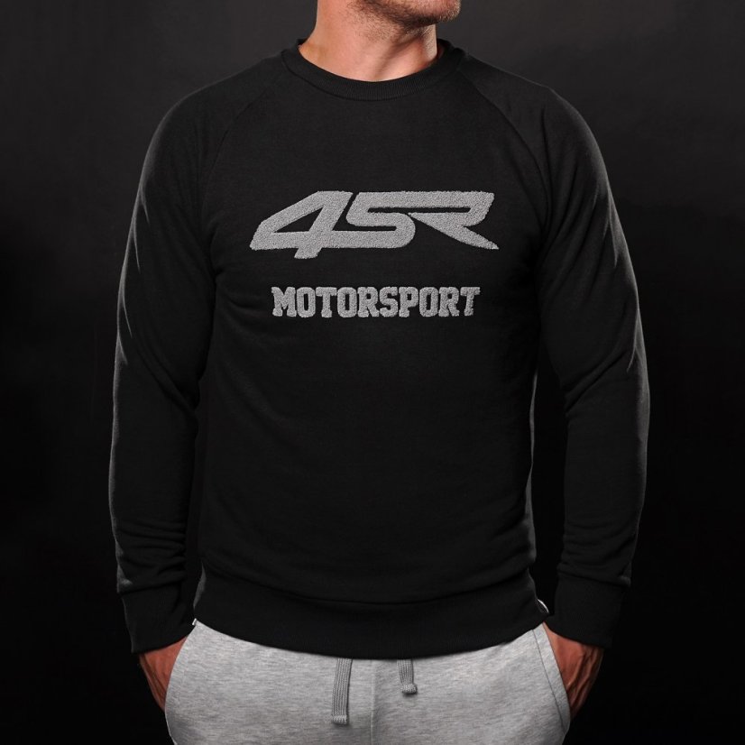 4SR Mikina Motorsport Black