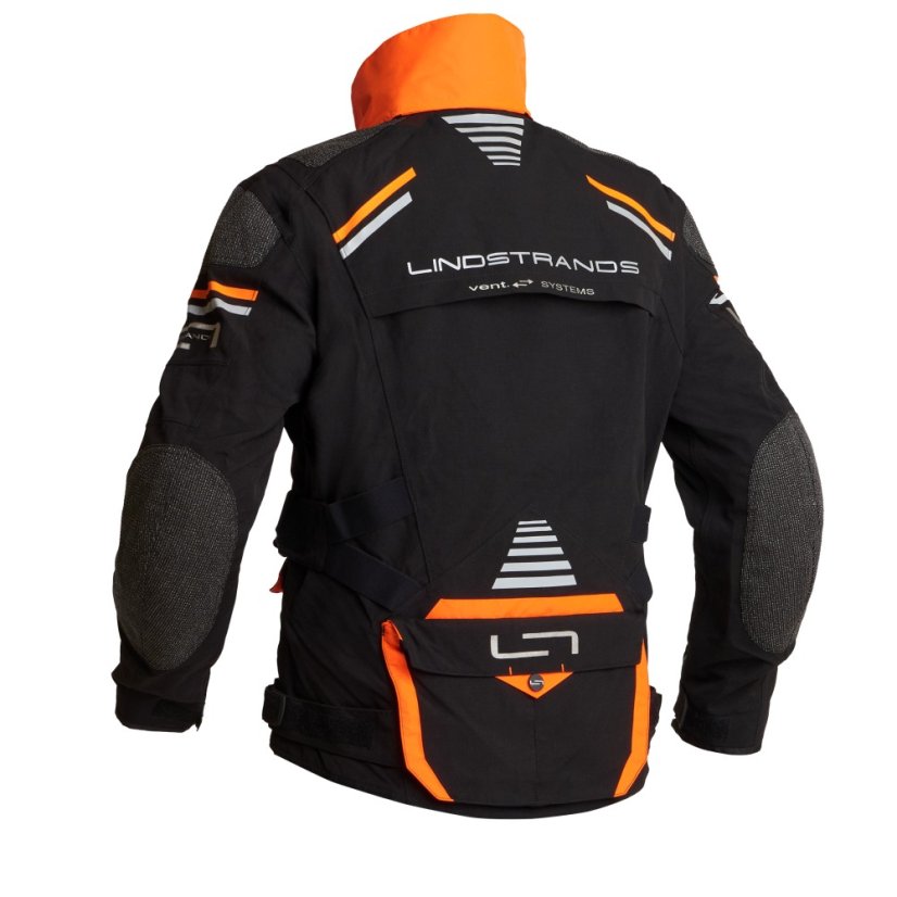 Lindstrands Sunne black/orange vel.50