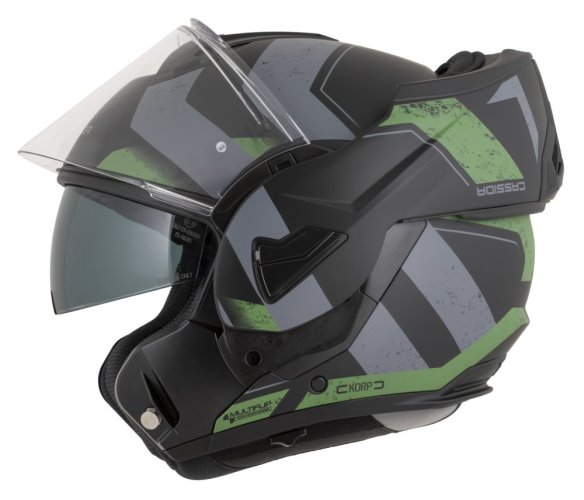 Cassida MultiFlip Korp černá matná/zelená