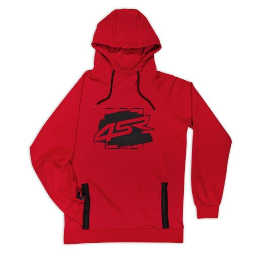 4SR Mikina Drift Red - Velikost: XL