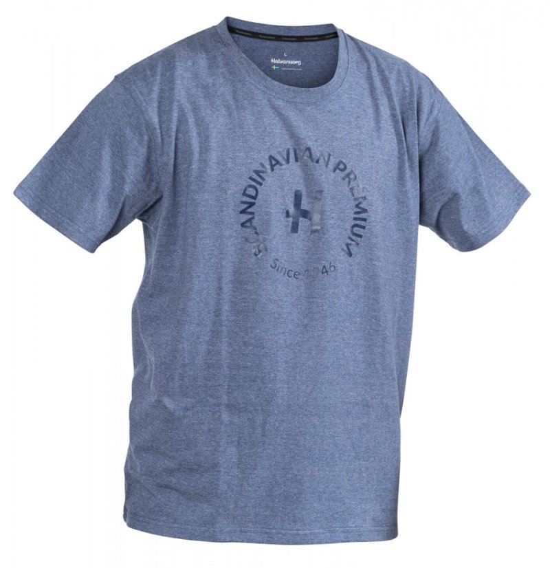 Halvarssons T-shirt H Tee Blue Halvarssons T-shirt H Tee Blue