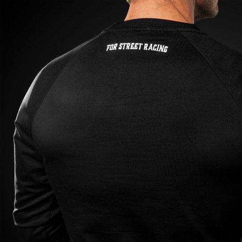 4SR Mikina Motorsport Flag Black - Velikost: XL