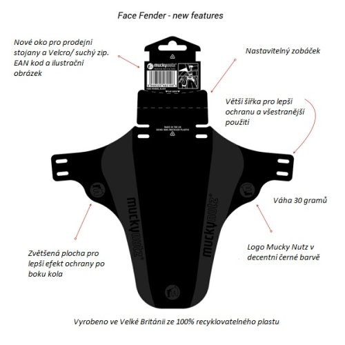 MUCKYNUTZ Face Fender černý