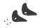 Hornet.ADV.V-460.VISOR.SIDE.BASE.BLACK
