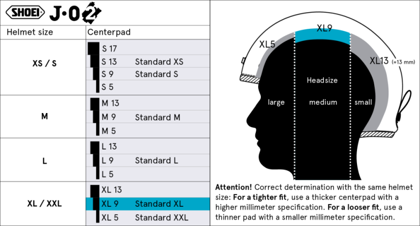Center Pad XL9 (J.O2)