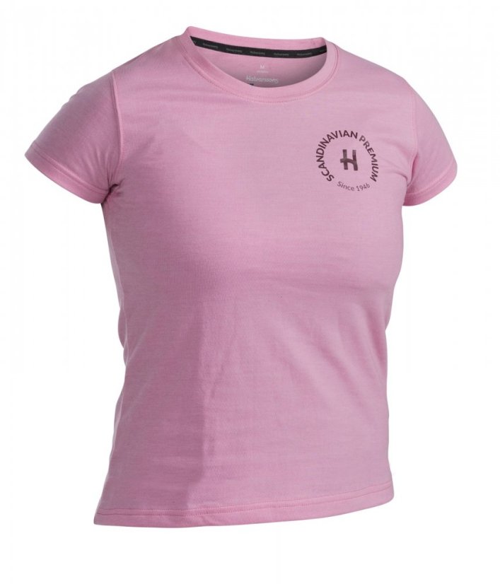 Halvarssons T-shirt H Tee Woman Pink - Velikost: L Halvarssons T-shirt H Tee Woman Pink - Velikost: L