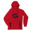 4SR Mikina Drift Red - Velikost: XL
