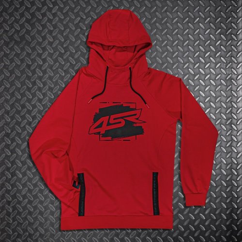 4SR Mikina Drift Red - Velikost: XL