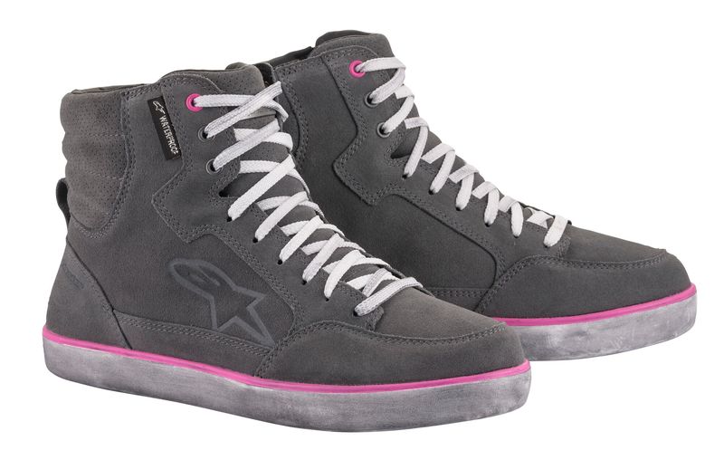 Alpinestars boty Lady J-6 Waterproof Šedá/Růžová - Velikost: 38,5