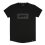 4SR Tričko Logo Carbon Black - Velikost: XL