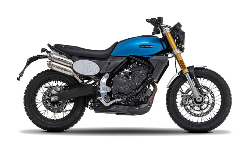 Fantic CABALLERO 700 Scrambler - Barva: Červená