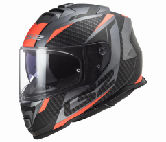 LS2 Helmet FF800 Storm Racer Matt Fluo Orange