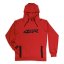 4SR Mikina Logo Zip Red - Velikost: L