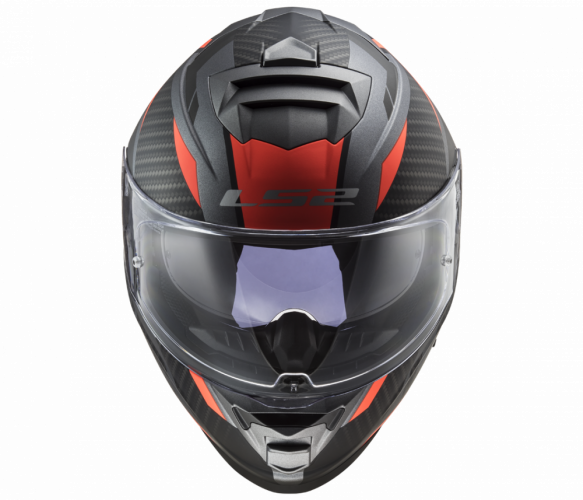 LS2 Helmet FF800 Storm Racer Matt Fluo Orange